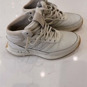 Adidas Men's White High-Top Golf Sneakers